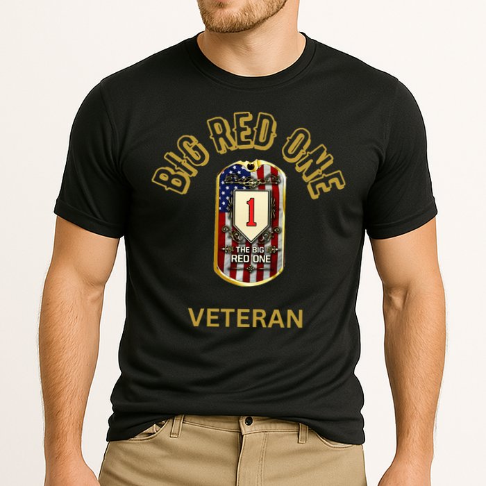 The Big Red One 1st Infantry Division Of The Us Performance Shirt