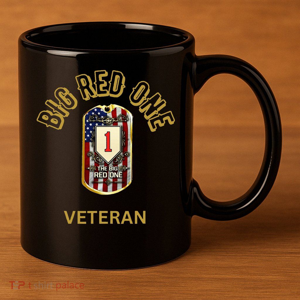 The Big Red One 1st Infantry Division Of The Us 11oz C Handle Ceramic Mug