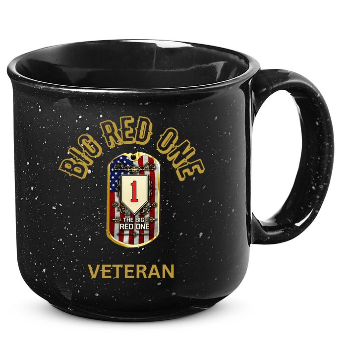 The Big Red One 1st Infantry Division Of The Us 15oz Campfire Ceramic Mug