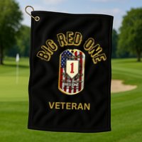 The Big Red One 1st Infantry Division Of The Us Golf Towel