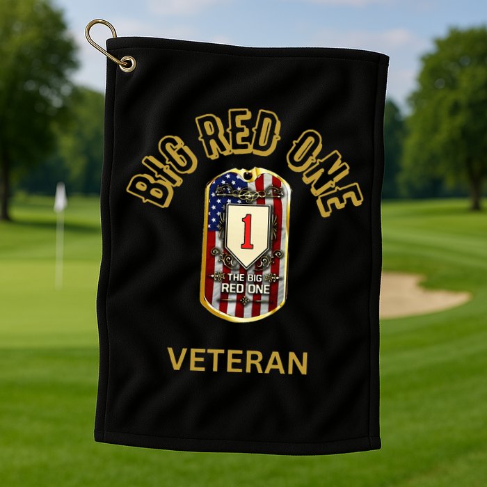 The Big Red One 1st Infantry Division Of The Us Golf Towel