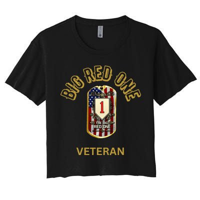 The Big Red One 1st Infantry Division Of The Us Crop Top