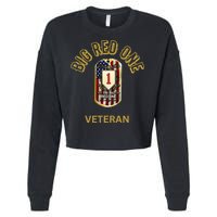 The Big Red One 1st Infantry Division Of The Us Cropped Pullover Crew