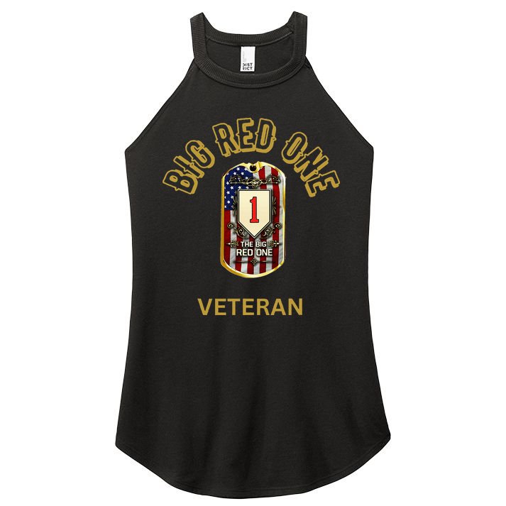 The Big Red One 1st Infantry Division Of The Us Women's Perfect Tri Rocker Tank