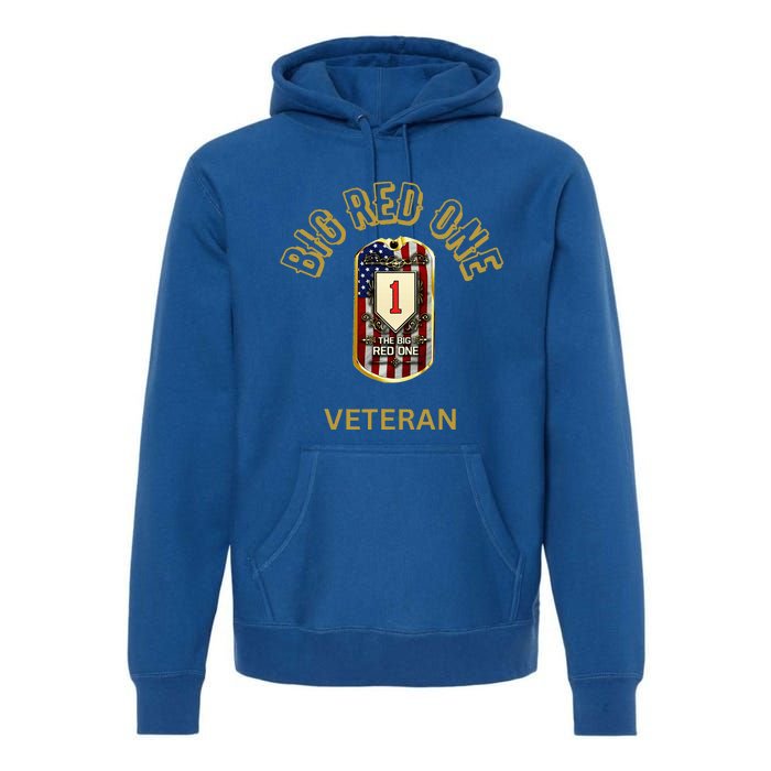 The Big Red One 1st Infantry Division Of The Us Premium Hoodie