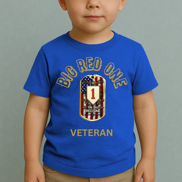 The Big Red One 1st Infantry Division Of The Us Toddler T-Shirt