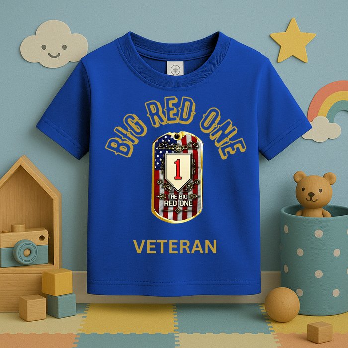 The Big Red One 1st Infantry Division Of The Us Toddler T-Shirt
