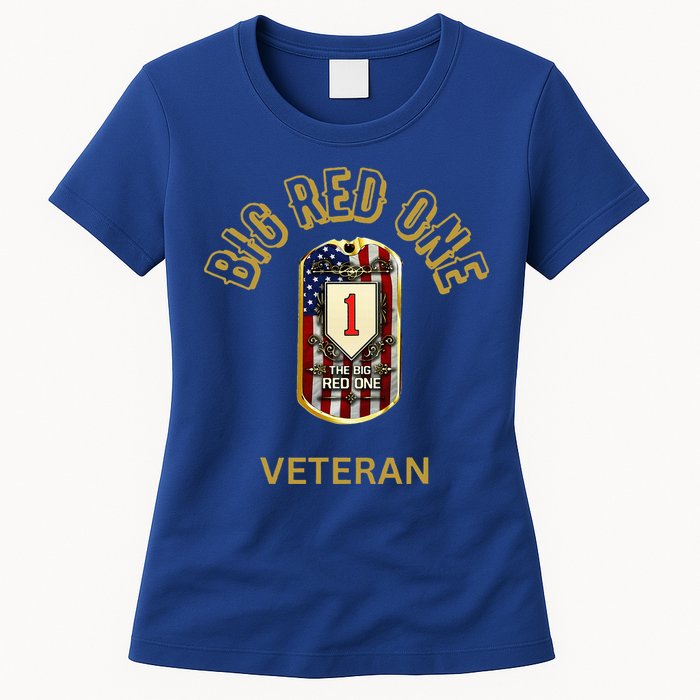 The Big Red One 1st Infantry Division Of The Us Womens T-Shirt