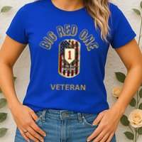 The Big Red One 1st Infantry Division Of The Us Womens T-Shirt