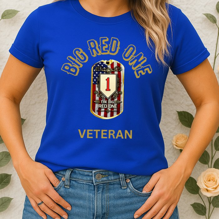 The Big Red One 1st Infantry Division Of The Us Womens T-Shirt