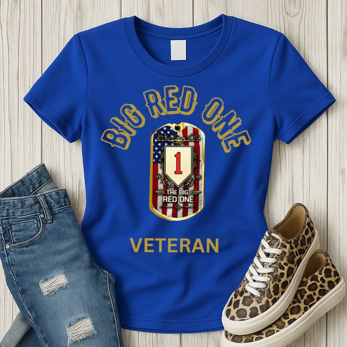 The Big Red One 1st Infantry Division Of The Us Womens T-Shirt
