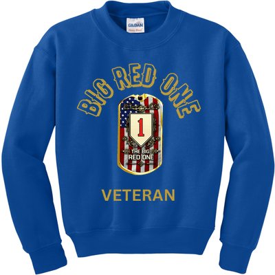 The Big Red One 1st Infantry Division Of The Us Kids Sweatshirt