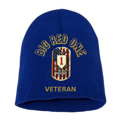 The Big Red One 1st Infantry Division Of The Us Short Acrylic Beanie