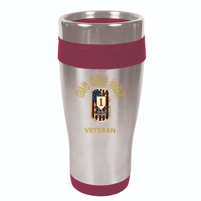 The Big Red One 1st Infantry Division Of The Us 16oz Travel Tumbler