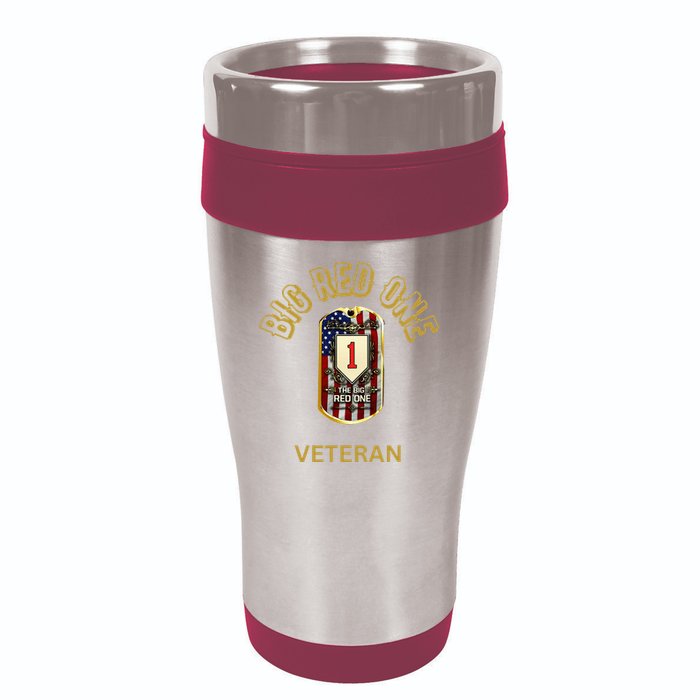 The Big Red One 1st Infantry Division Of The Us 16oz Travel Tumbler