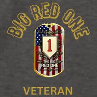The Big Red One 1st Infantry Division Of The Us Vector Backpack