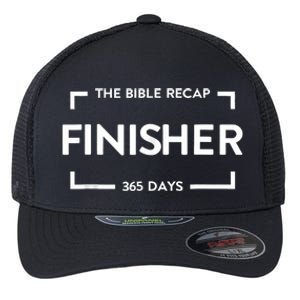 The Bible Recap Finisher 365 Days Funny Humour Quote Flexfit Unipanel Trucker Cap