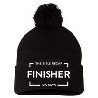 The Bible Recap Finisher 365 Days Funny Humour Quote Pom Pom 12in Knit Beanie