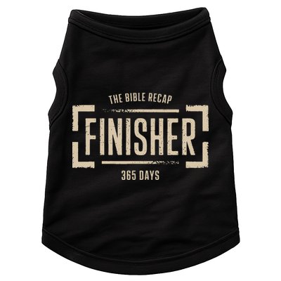 The Bible Recap Finisher 365 Days Doggie Tank