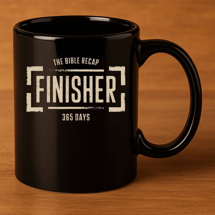 The Bible Recap Finisher 365 Days 11oz C Handle Ceramic Mug