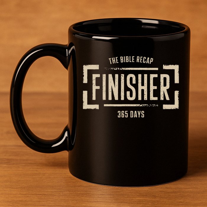 The Bible Recap Finisher 365 Days 11oz C Handle Ceramic Mug
