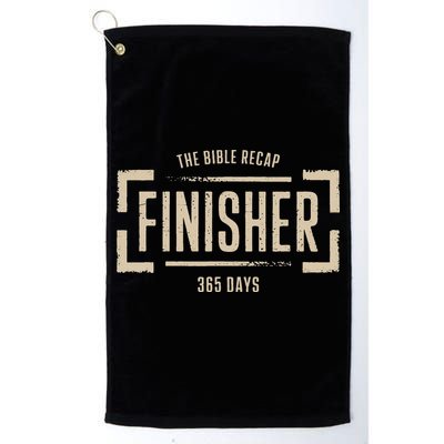The Bible Recap Finisher 365 Days Golf Towel