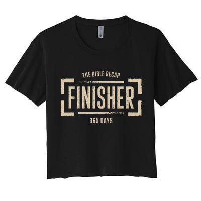 The Bible Recap Finisher 365 Days Women's Crop Top Tee
