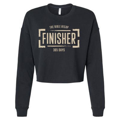The Bible Recap Finisher 365 Days Cropped Pullover Crew