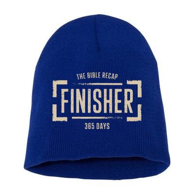 The Bible Recap Finisher 365 Days Short Acrylic Beanie