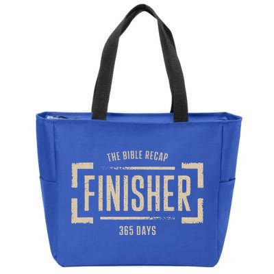 The Bible Recap Finisher 365 Days Zip Tote Bag