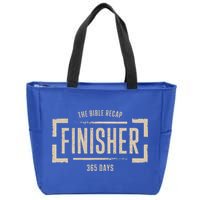 The Bible Recap Finisher 365 Days Zip Tote Bag
