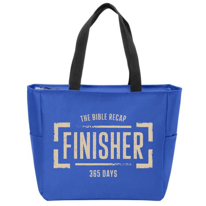 The Bible Recap Finisher 365 Days Zip Tote Bag