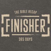 The Bible Recap Finisher 365 Days Cotton Canvas Backpack