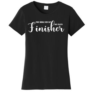 The Bible Recap Finisher 365 Days Women's T-Shirt