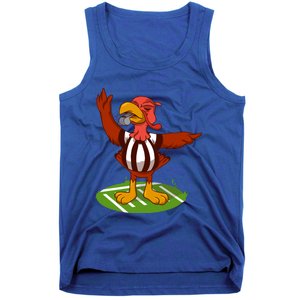 Turkey Bowl Referee Family Thanksgiving Football Game Meme Gift Tank Top