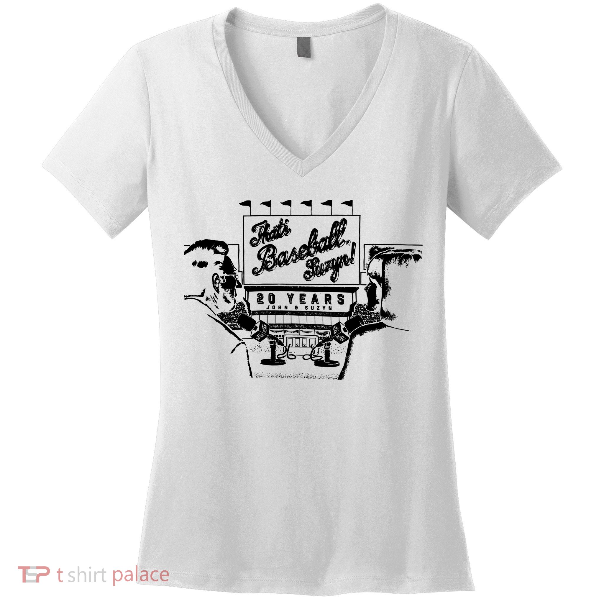ThatS Baseball Suzyn Women's V-Neck T-Shirt