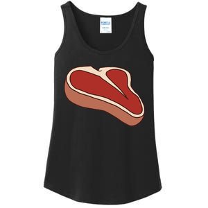 T Bone Steak Last Minute Halloween Costume Funny Gift Ladies Essential Tank