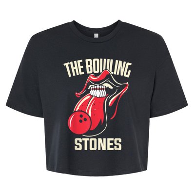 The Bowling Stones Bella+Canvas Jersey Crop Tee