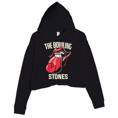 The Bowling Stones Crop Fleece Hoodie