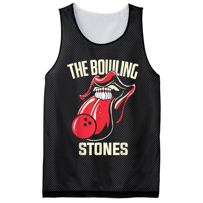 The Bowling Stones Mesh Reversible Basketball Jersey Tank