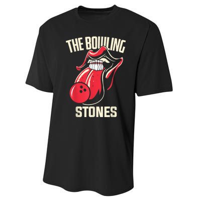 The Bowling Stones Performance Sprint T-Shirt