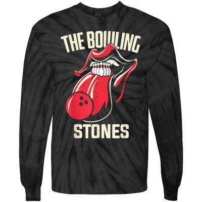 The Bowling Stones Tie-Dye Long Sleeve Shirt