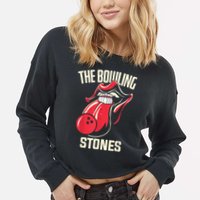 The Bowling Stones Cropped Pullover Crew