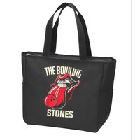 The Bowling Stones Zip Tote Bag