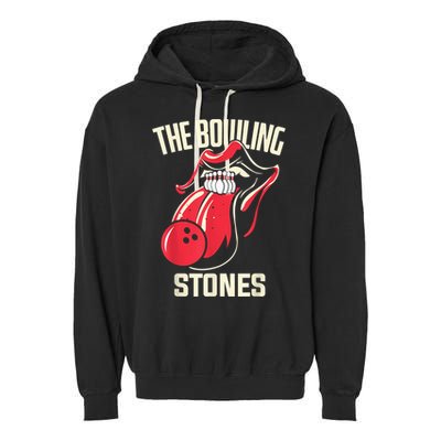 The Bowling Stones Bowling Garment-Dyed Fleece Hoodie