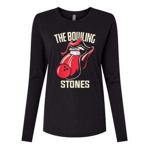 The Bowling Stones Bowling Womens Cotton Relaxed Long Sleeve T-Shirt