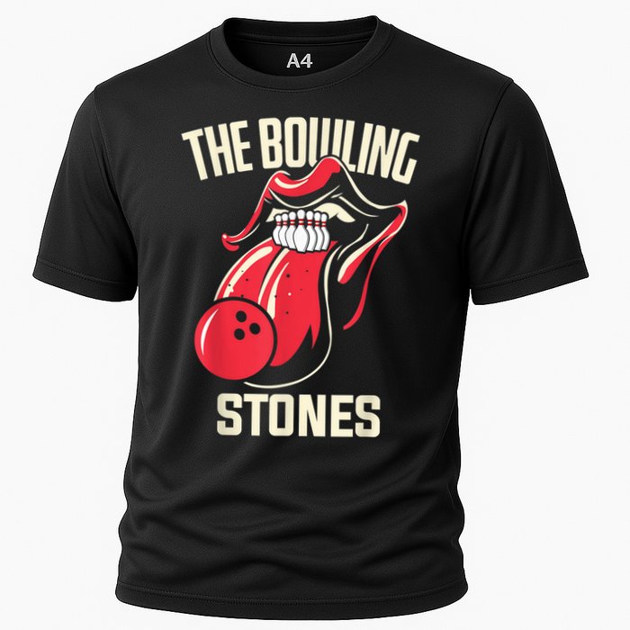 The Bowling Stones Bowling Cooling Performance Crew T-Shirt