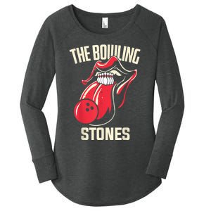 The Bowling Stones Bowling Women's Perfect Tri Tunic Long Sleeve Shirt