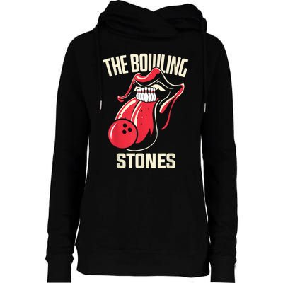 The Bowling Stones Bowling Womens Funnel Neck Pullover Hood