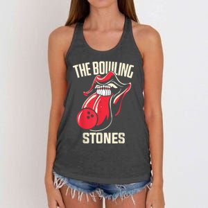 The Bowling Stones Bowling Women's Knotted Racerback Tank